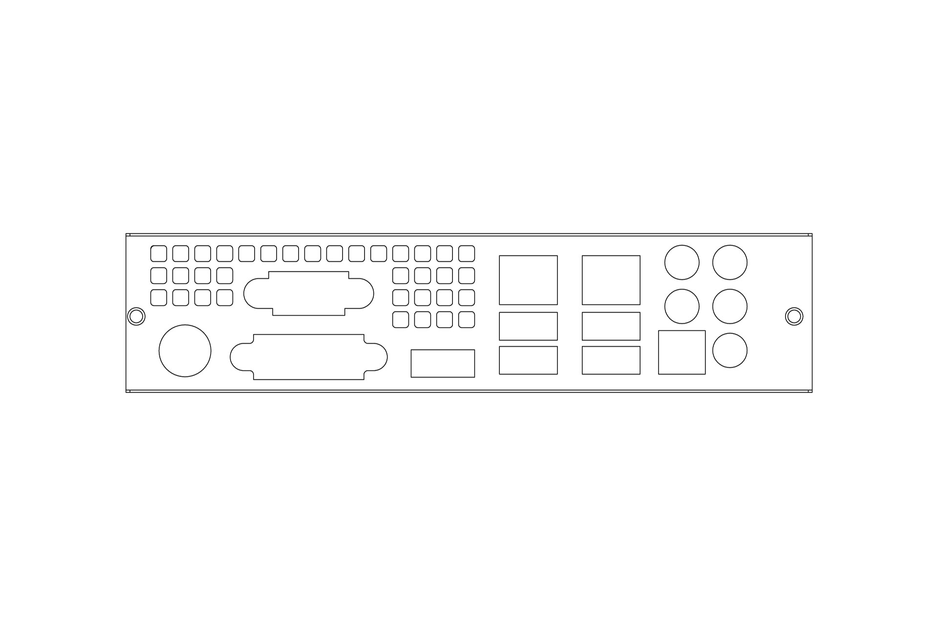 Back I/O Shield Plate - server system assembly